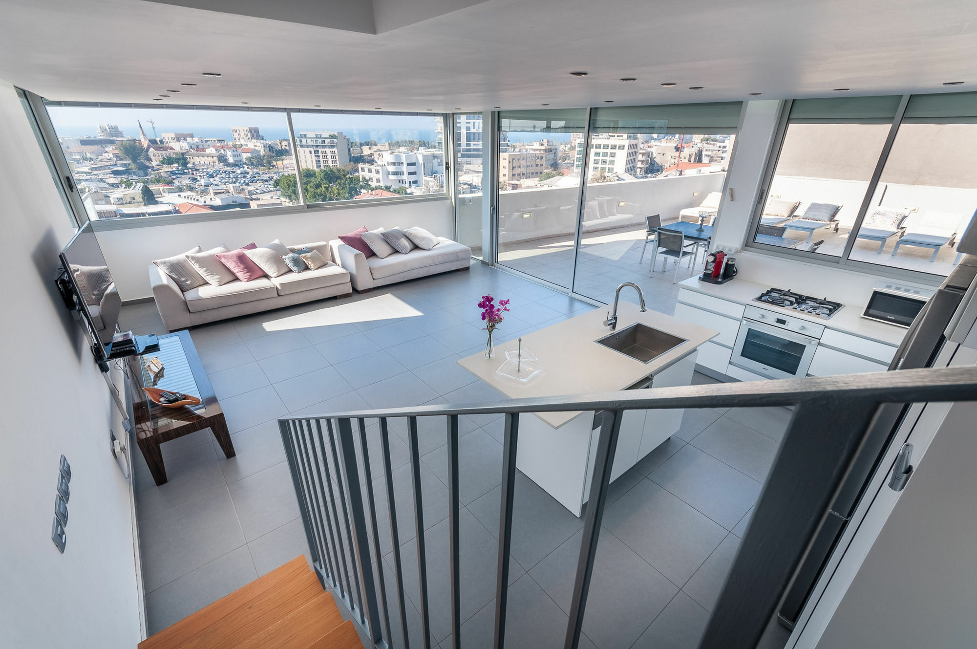 Abarbanel St Incredible Penthouse Apartment Тел Авив Екстериор снимка