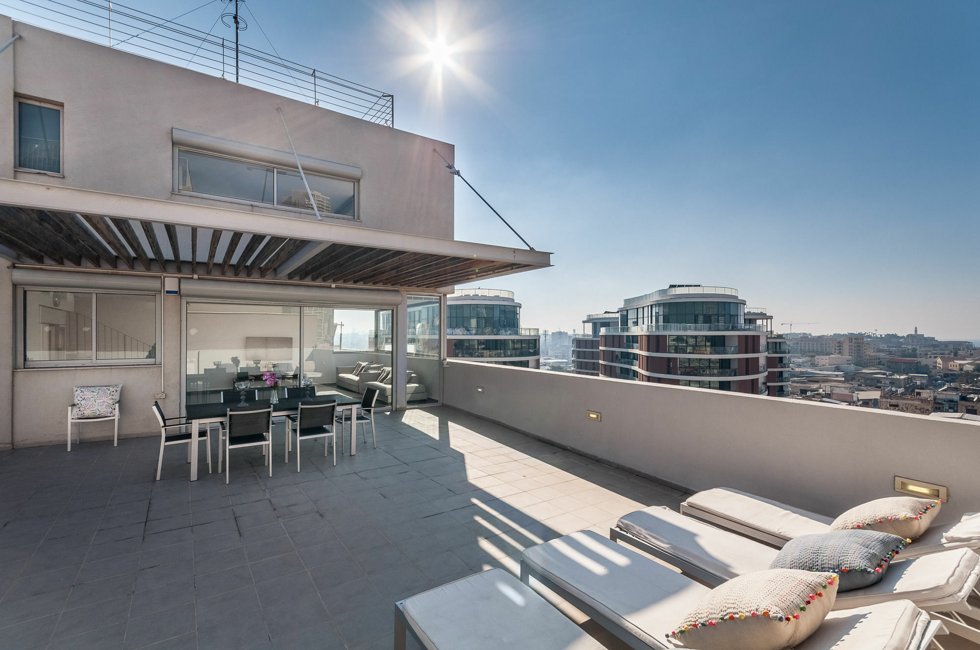 Abarbanel St Incredible Penthouse Apartment Тел Авив Екстериор снимка