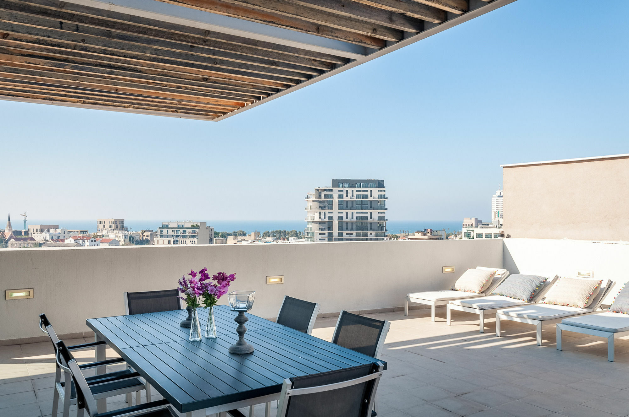 Abarbanel St Incredible Penthouse Apartment Тел Авив Екстериор снимка